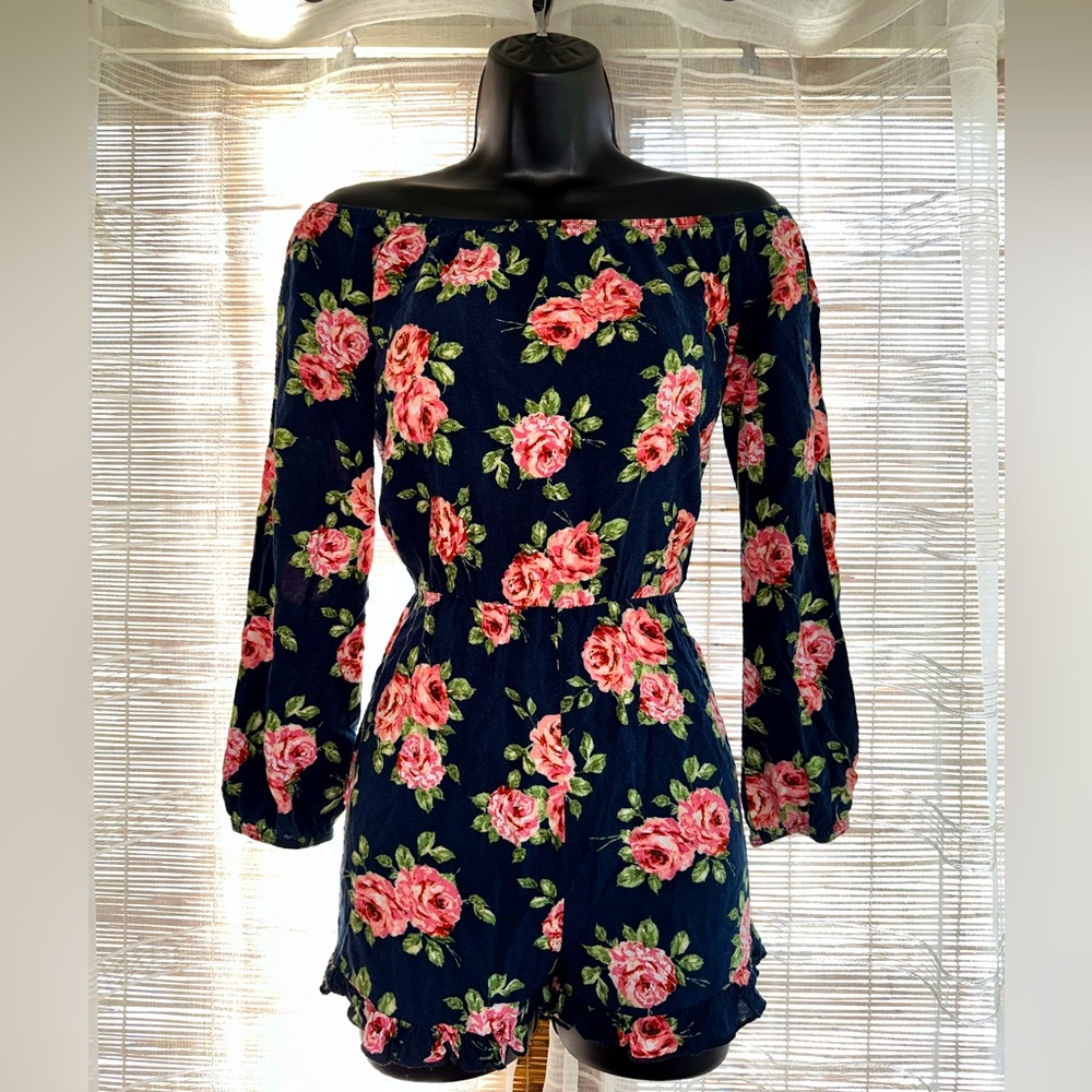 Floral Off Shoulder Romper